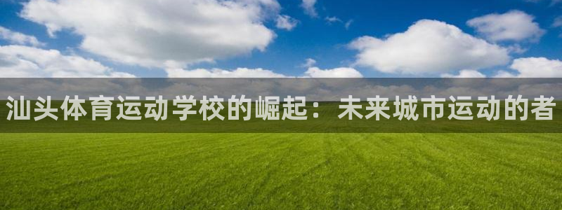 JJB竞技宝官网下载：汕头体育运动学校的崛起：未来城