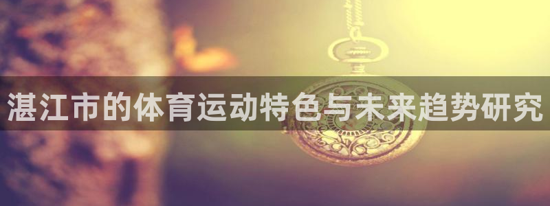 JJB竞技宝官网下载平台：湛江市的体育运动特色与未来趋势研究