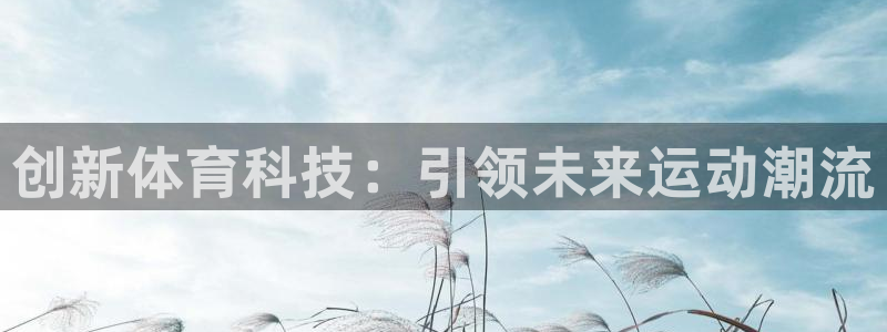 JJB竞技宝官网下载招商电话地址：创新体育科技：引领